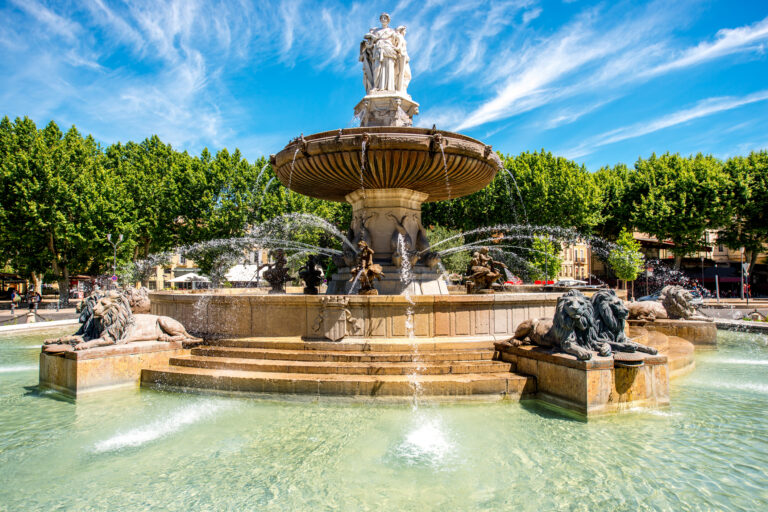 Rotonde Fountain in Aix-en-Provence
